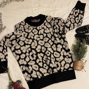 Leopard print sweater